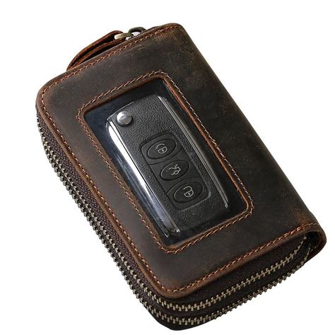 wallet that holds key fob.